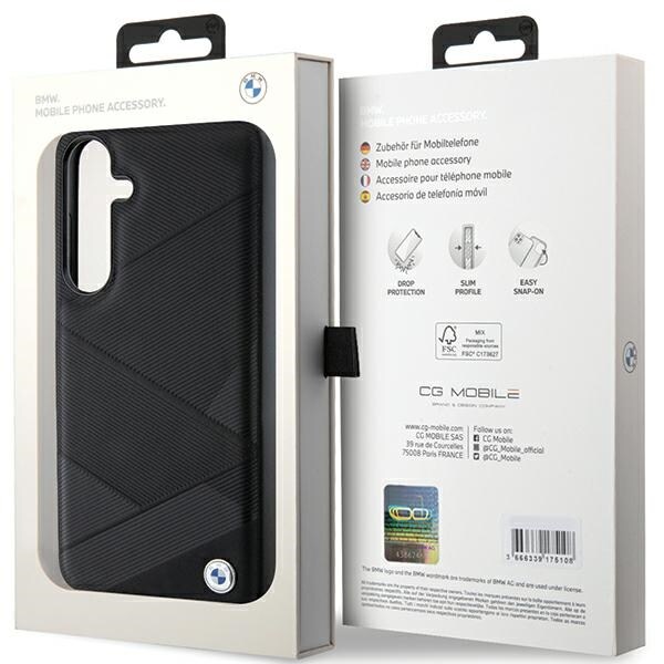 BMW BMHCS24S23RCGPK S24 S921 sort/sort hardcase Signature Leather Crossing Lines Pattern