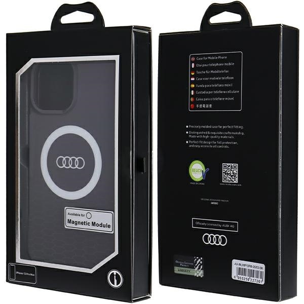 Audi IML Big Logo MagSafe-etui til iPhone 13 Pro Max - sort