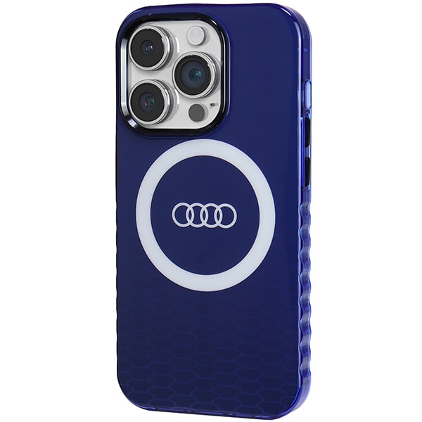 Audi IML Big Logo MagSafe-etui til iPhone 14 Pro - blå