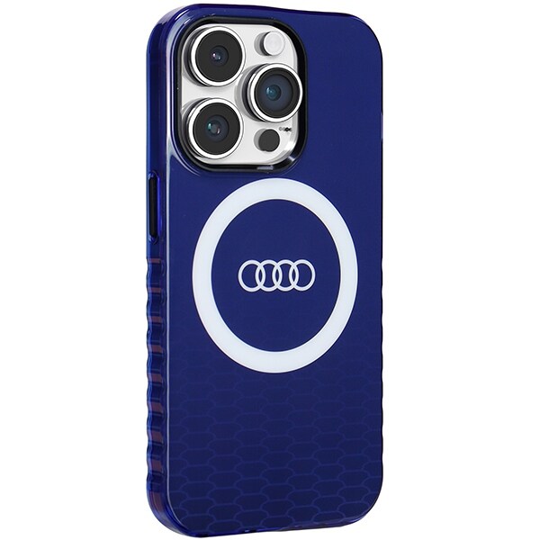 Audi IML Big Logo MagSafe-etui til iPhone 14 Pro - blå