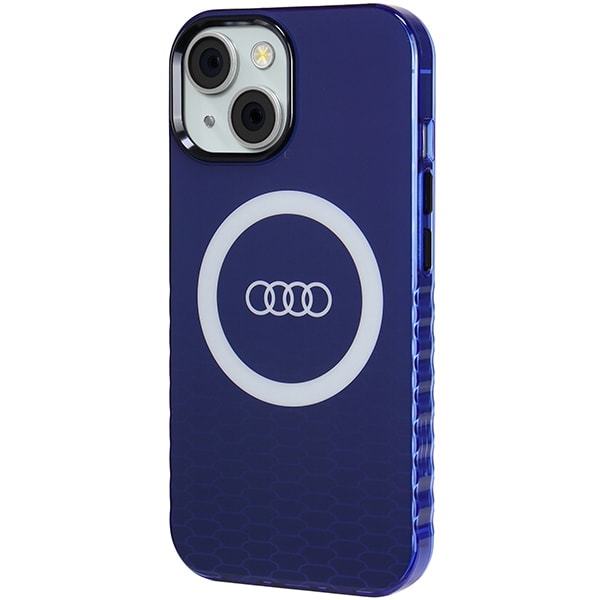 Audi IML Big Logo MagSafe-etui til iPhone 15 / 14 / 13 - blå
