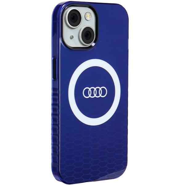 Audi IML Big Logo MagSafe-etui til iPhone 15 / 14 / 13 - blå