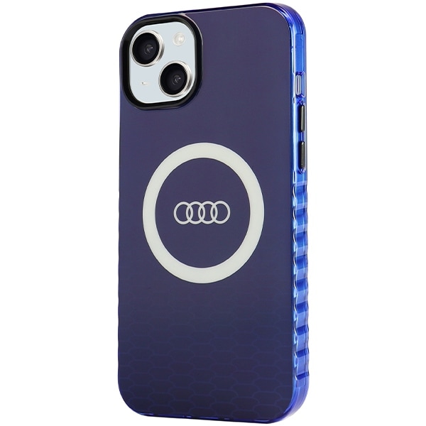 Audi IML Big Logo MagSafe-etui til iPhone 15 Plus / 14 Plus - blå