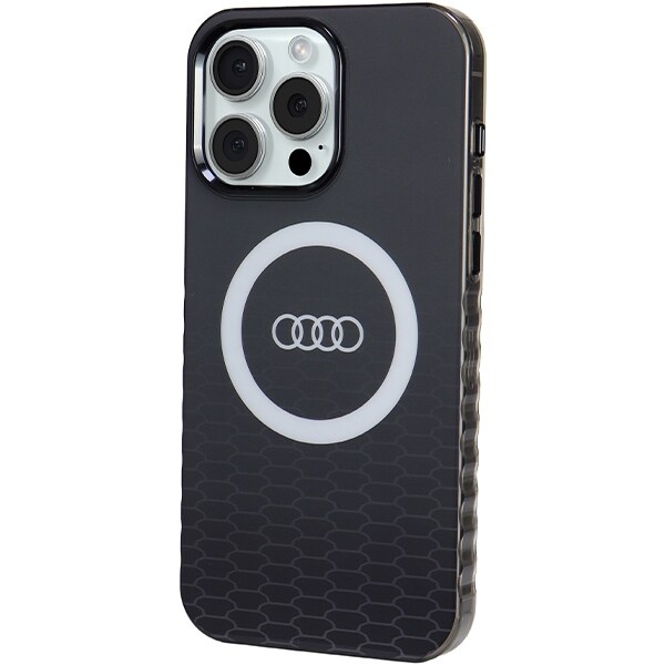 Audi IML Big Logo MagSafe-fodral för iPhone 15 Pro Max - svart