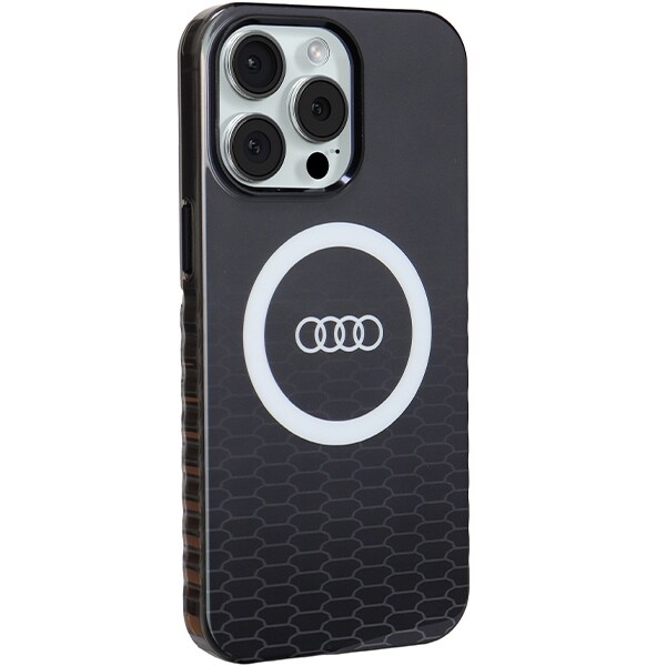 Audi IML Big Logo MagSafe-fodral för iPhone 15 Pro Max - svart