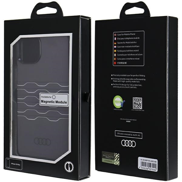 Audi IML MagSafe-etui til iPhone 15 Plus / 14 Plus - sort