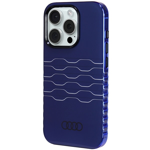 Audi IML MagSafe-fodral för iPhone 15 Pro - blå