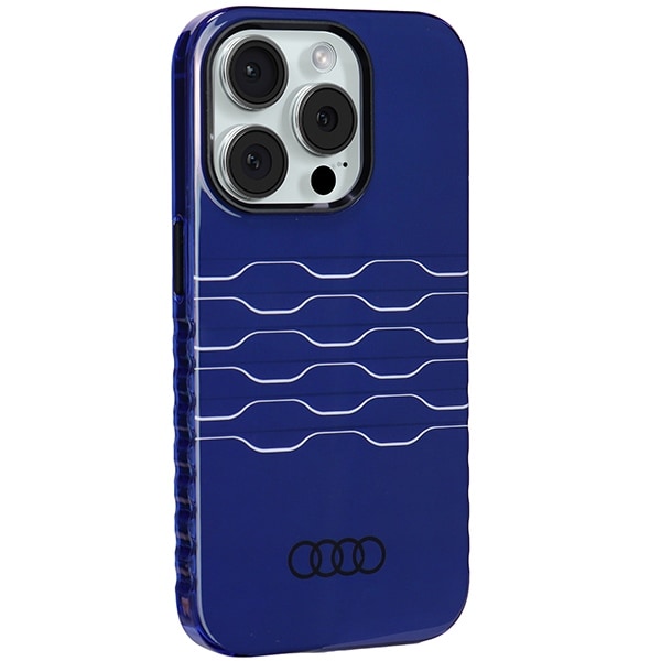Audi IML MagSafe-fodral för iPhone 15 Pro - blå