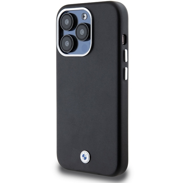 BMW Signature Wrapped Metal MagSafe-fodral för iPhone 14 Pro - svart