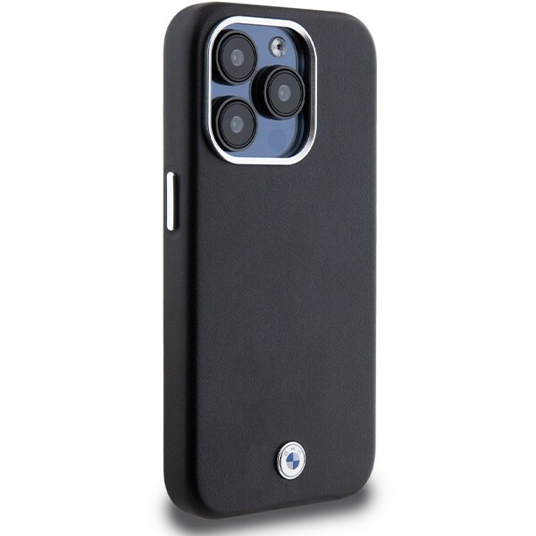 BMW Signature Wrapped Metal MagSafe-fodral för iPhone 14 Pro - svart