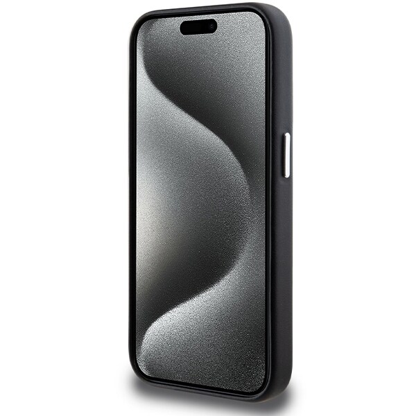 BMW Signature Wrapped Metal MagSafe-fodral för iPhone 14 Pro - svart