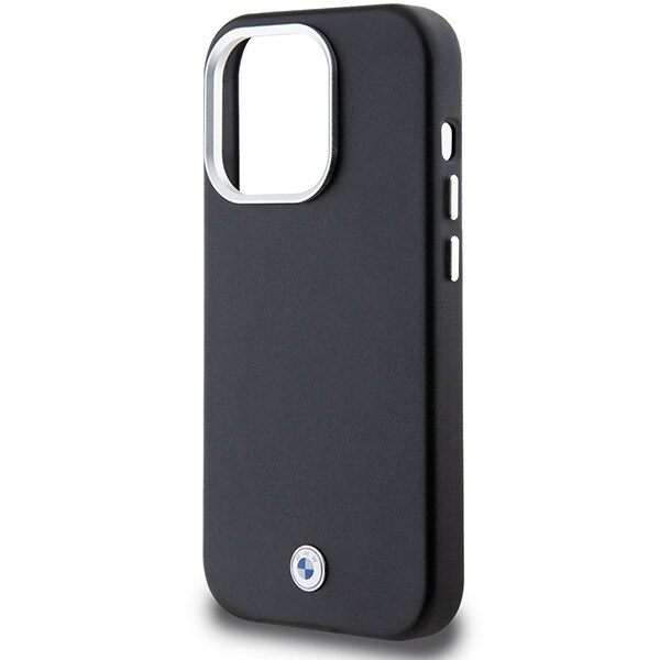 BMW Signature Wrapped Metal MagSafe-fodral för iPhone 14 Pro - svart