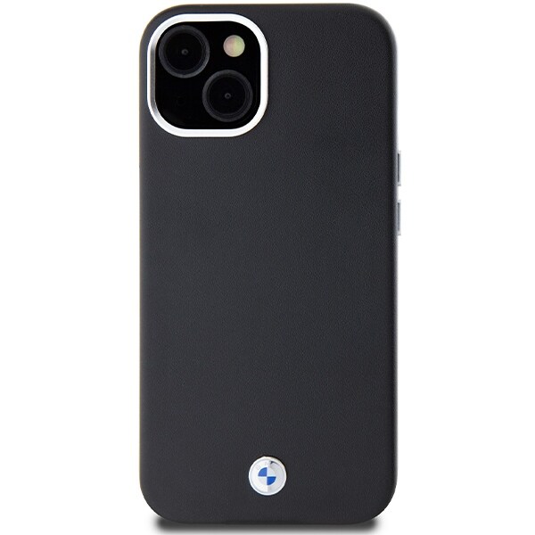BMW Signature Wrapped Metal MagSafe-etui til iPhone 14/15/13 - Sort