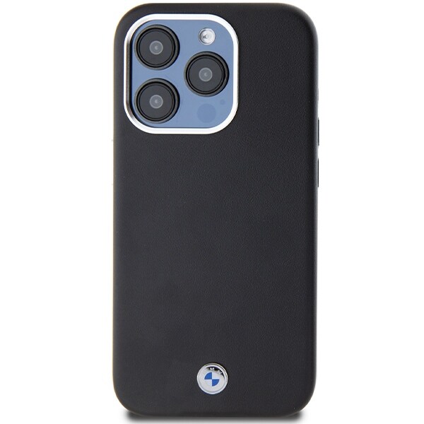 BMW Signature Wrapped Metal MagSafe-fodral för iPhone 15 Pro - svart
