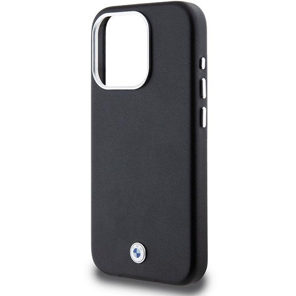 BMW Signature Wrapped Metal MagSafe-fodral för iPhone 15 Pro - svart
