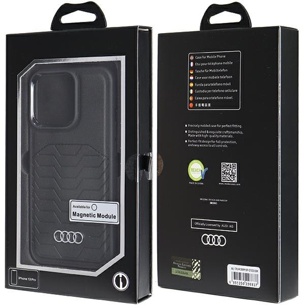 Audi Syntetiskt läderfodral med MagSafe för iPhone 13 Pro / 13 - svart