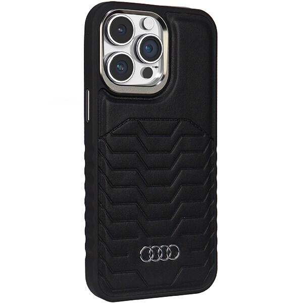 Audi Syntetiskt läderfodral med MagSafe för iPhone 14 Pro Max - svart