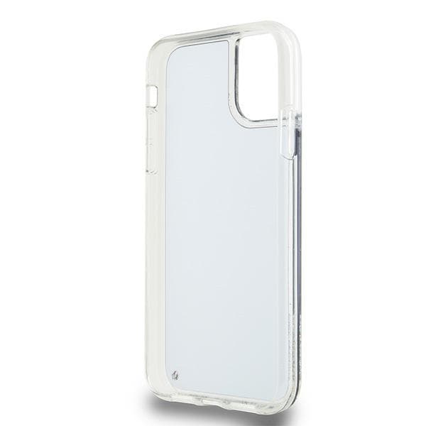 DKNY Liquid Glitter Big Logo etui til iPhone 11 / Xr - sort