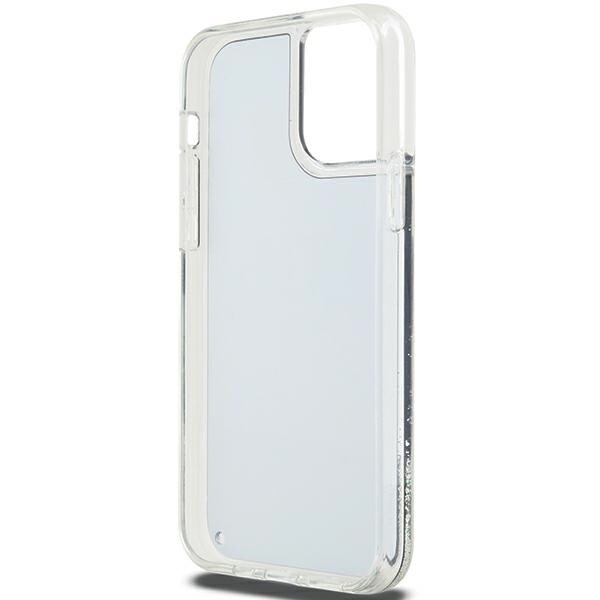 DKNY Liquid Glitter Big Logo iPhone 12 Pro/12-etui - Sort