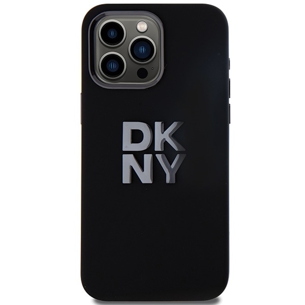 DKNY Liquid Silicone Metall Logo iPhone 15 Pro Max Fodral - Svart