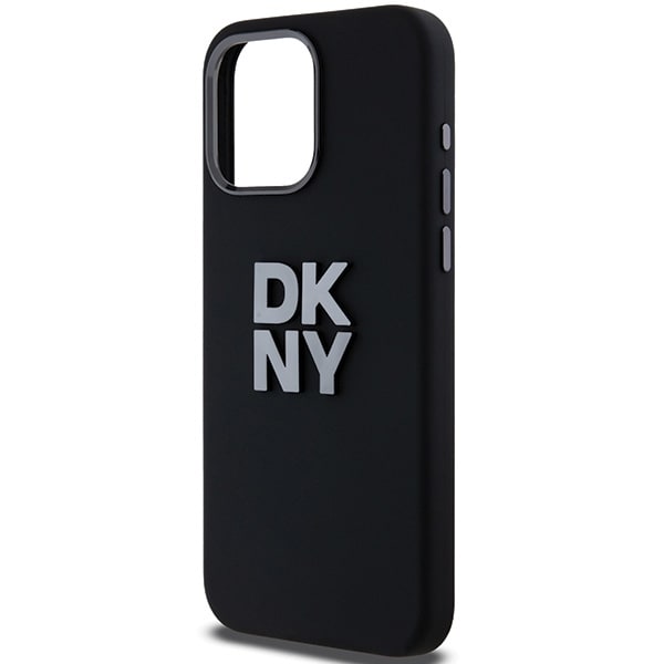 DKNY Liquid Silicone Metall Logo iPhone 15 Pro Max Fodral - Svart