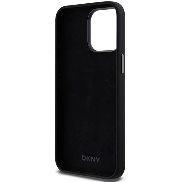 DKNY Liquid Silicone Metall Logo iPhone 15 Pro Max Fodral - Svart