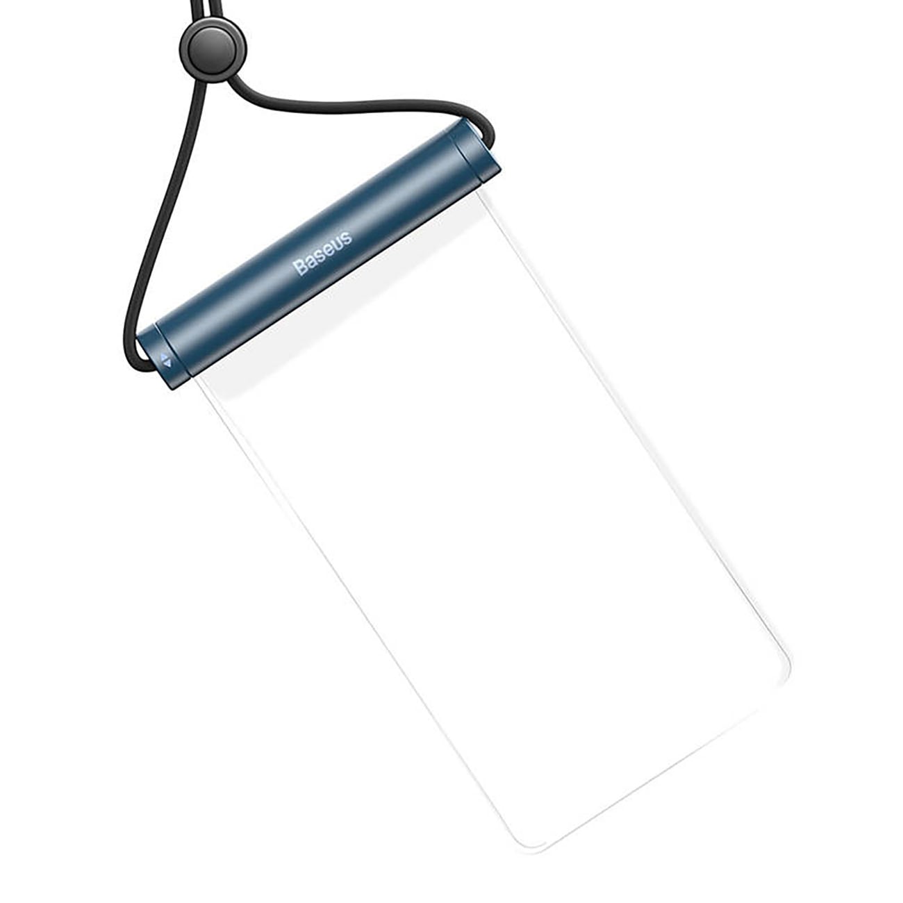 Baseus AquaGlide BS-PC030-etui, vandtæt IPX8, med cylindrisk lås - blå