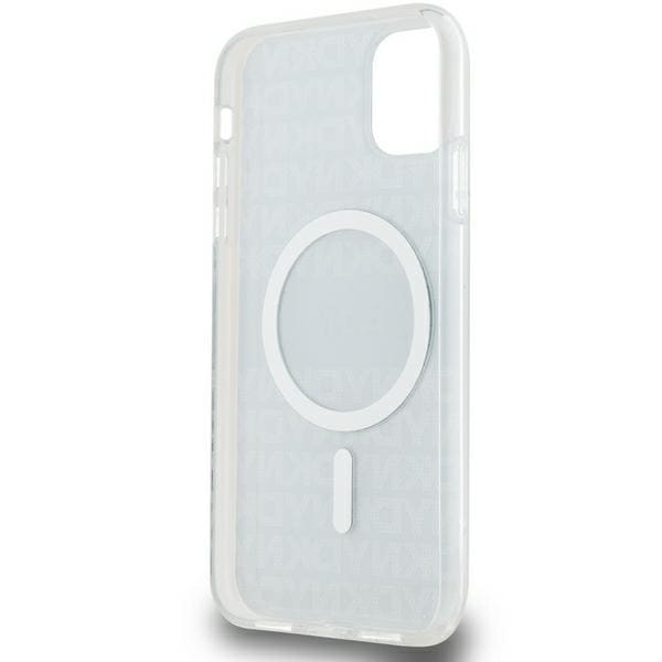DKNY IML Mono & Stripe MagSafe-etui til iPhone 11 / Xr - sort