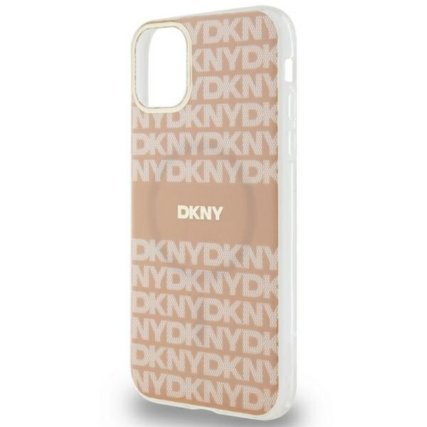 DKNY IML Mono & Stripe MagSafe-etui til iPhone 11 / Xr - pink