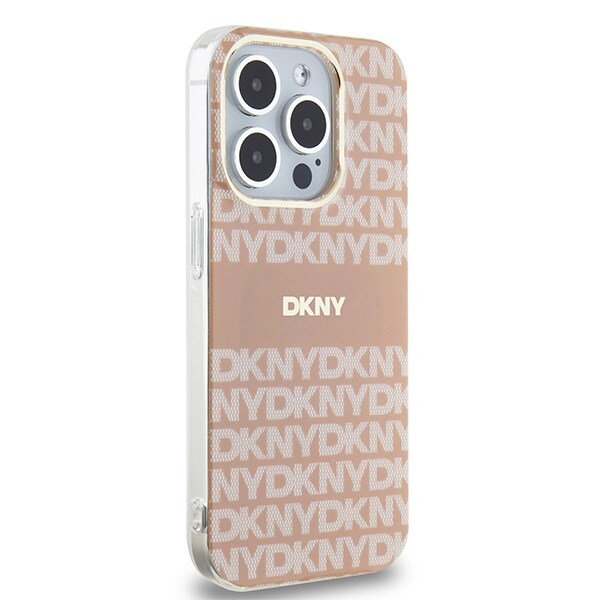 DKNY IML Mono & Stripe MagSafe-etui til iPhone 13 Pro / 13 - pink