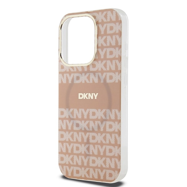 DKNY IML Mono & Stripe MagSafe-etui til iPhone 13 Pro / 13 - pink