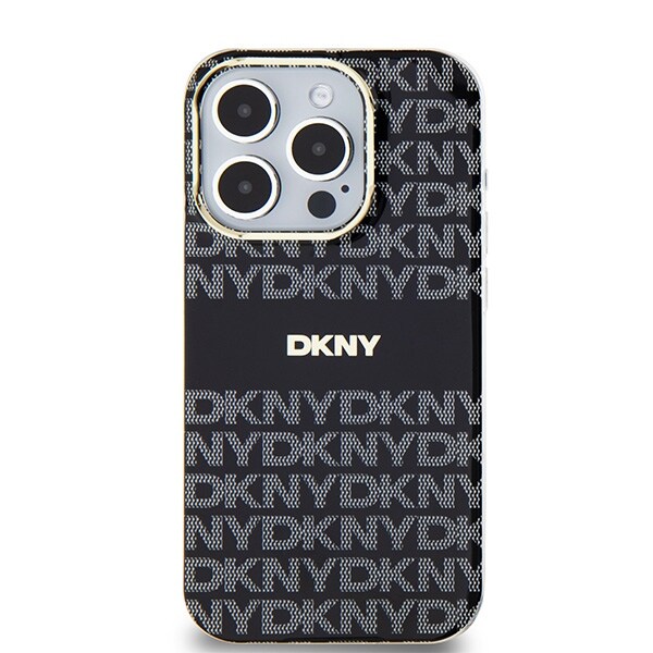 DKNY IML Mono & Stripe MagSafe-etui til iPhone 13 Pro Max - sort