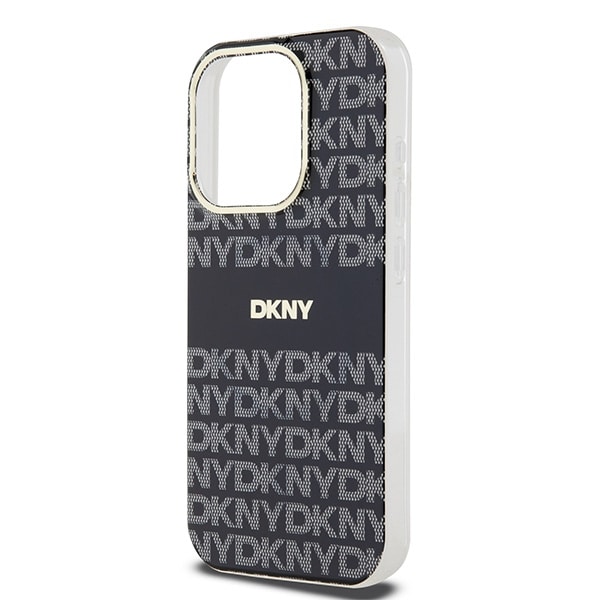 DKNY IML Mono & Stripe MagSafe-etui til iPhone 13 Pro Max - sort