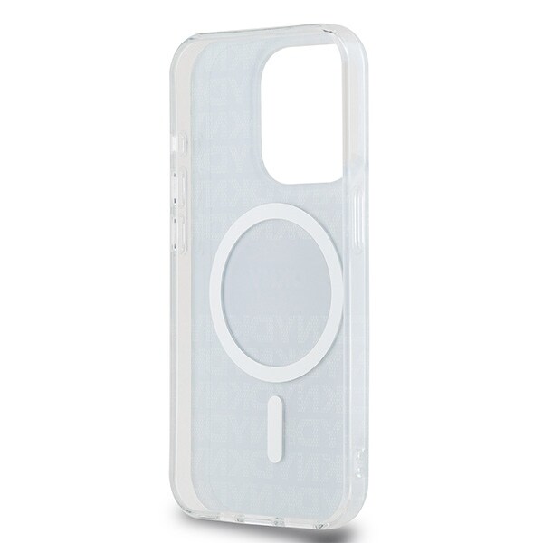 DKNY IML Mono & Stripe MagSafe-etui til iPhone 14 Pro Max - sort