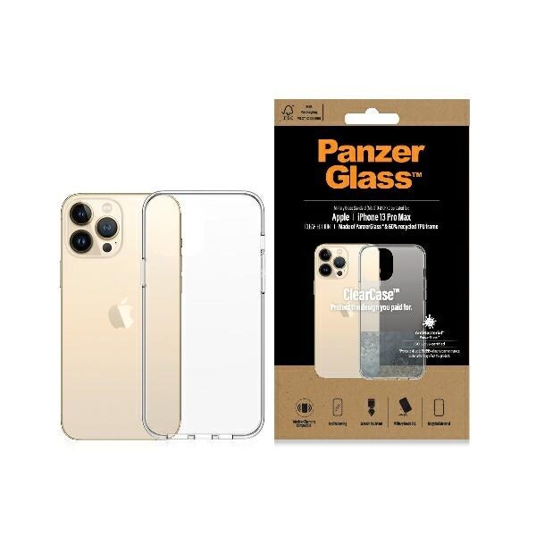 PanzerGlass ClearCase antibakteriellt Military Grade fodral för iPhone 13 Pro Max - transparent