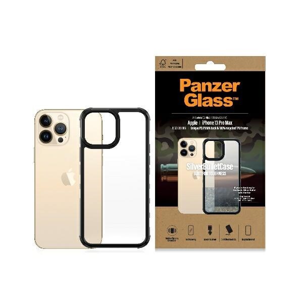 PanzerGlass ClearCase antibakteriellt fodral för iPhone 13 Pro Max - transparent rosa