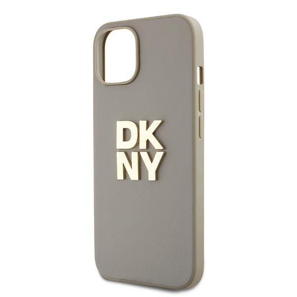 DKNY Håndledsrem Stock Logo etui til iPhone 15 / 14 / 13 - beige