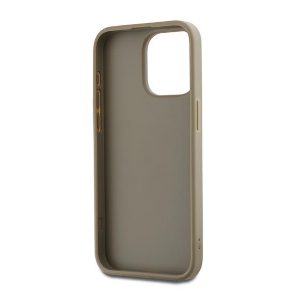 DKNY Håndledsrem Stock Logo etui til iPhone 15 Pro Max - beige