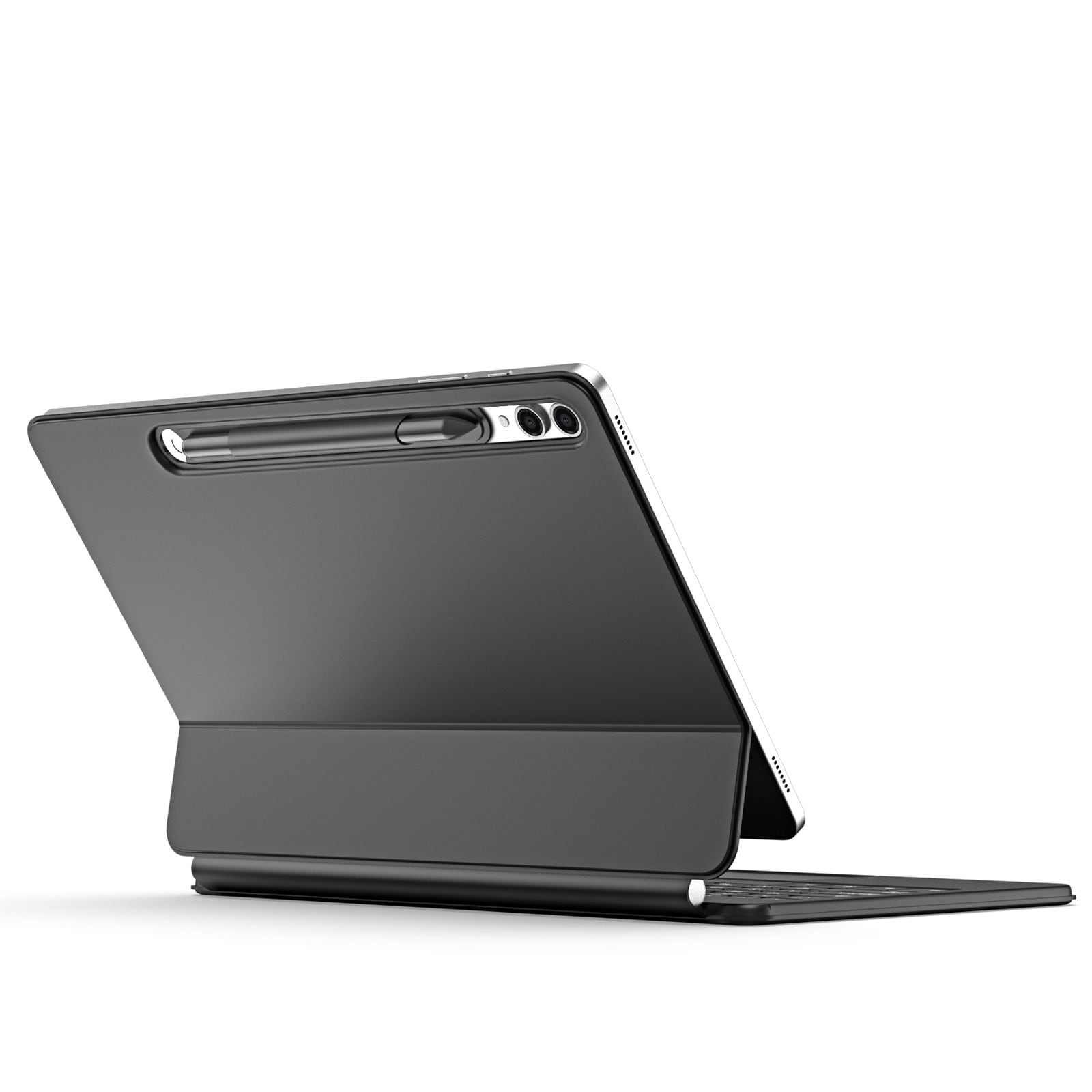 Dux Ducis MK Series Keyboard Etui med Bluetooth til Samsung Galaxy Tab S9+/S8+/S7+ - Sort