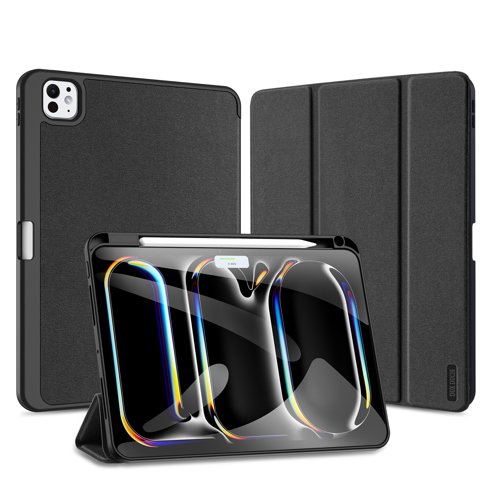 Dux Ducis Domo flip- och smart sleep-fodral för iPad Pro 11" 2024 - svart