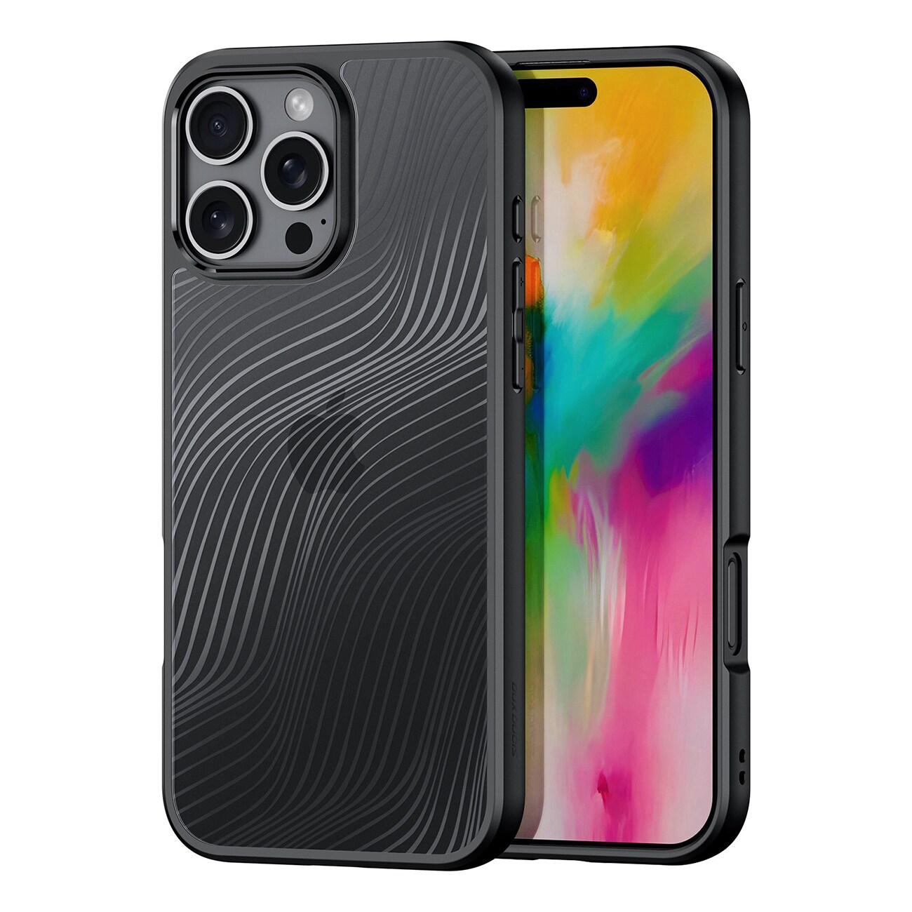 Dux Ducis Aimo iPhone 16 Pro-fodral - svart