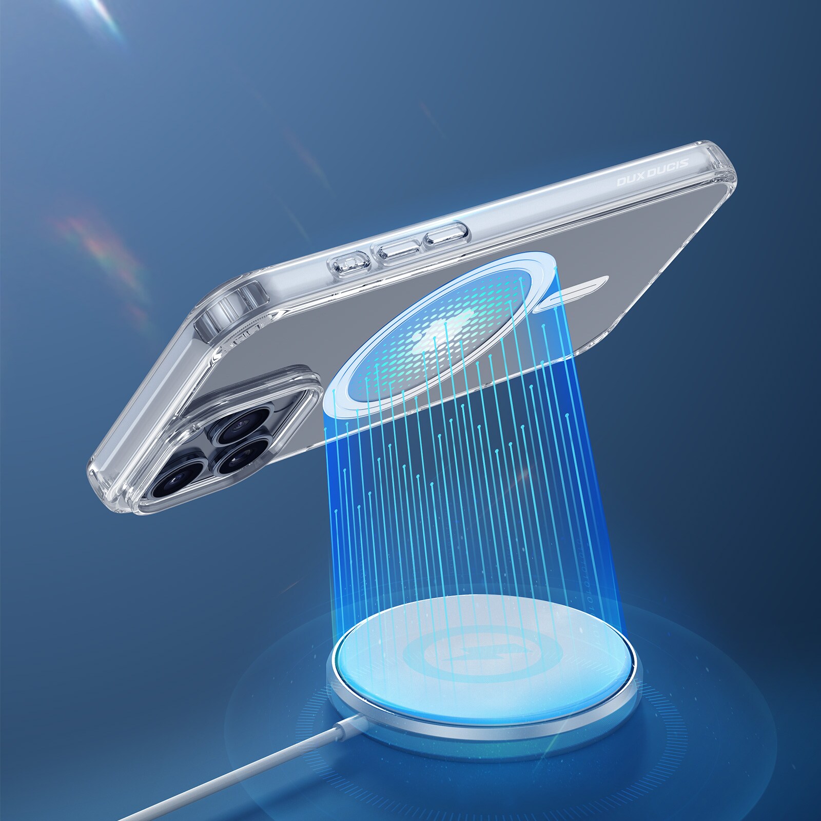 Dux Ducis Clin Mag-etui med MagSafe til iPhone 16 Pro Max - gennemsigtig