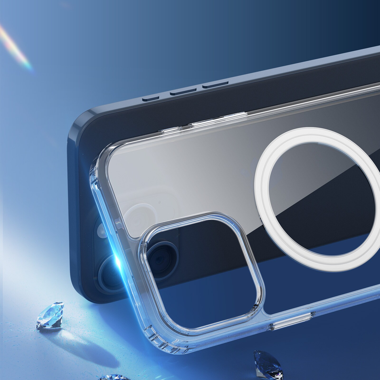 Dux Ducis Clin Mag-etui med MagSafe til iPhone 16 Pro Max - gennemsigtig