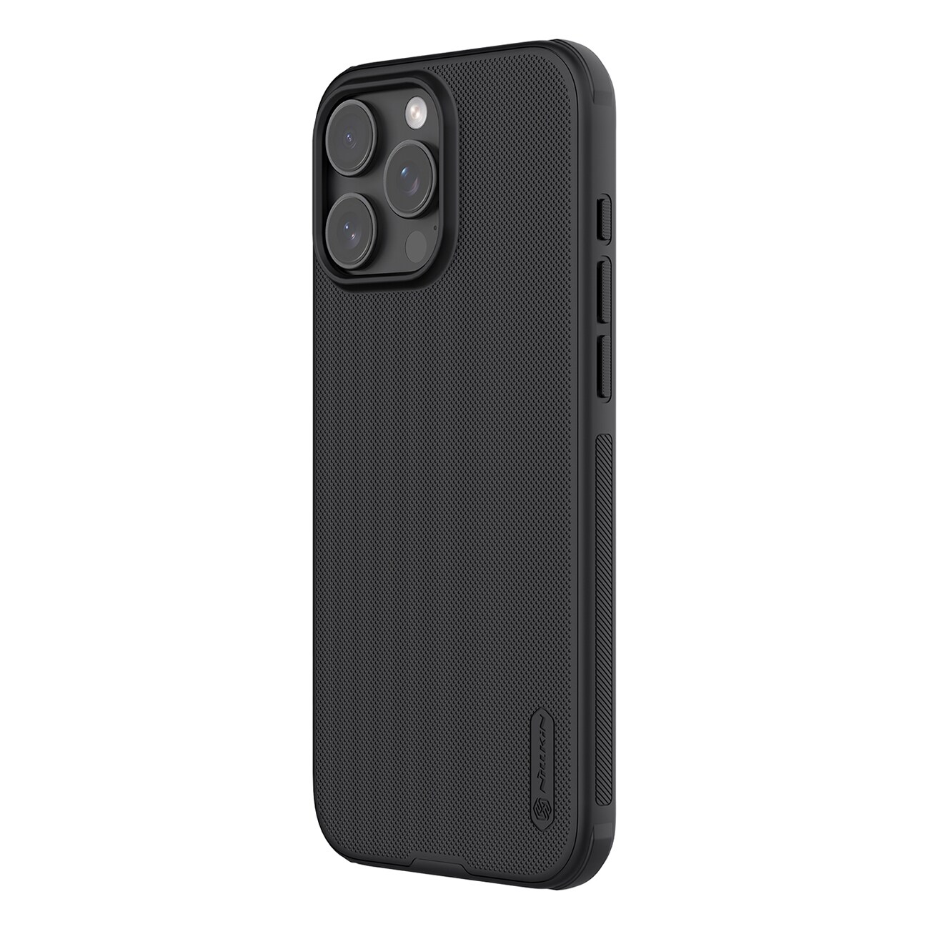 Nillkin Super Frosted Shield Pro-etui til iPhone 16 Pro - sort