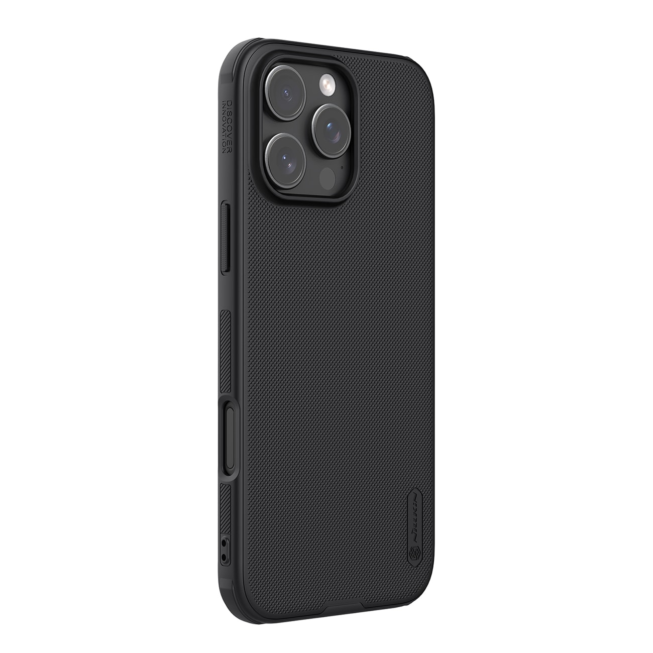 Nillkin Super Frosted Shield Pro-etui til iPhone 16 Pro - sort