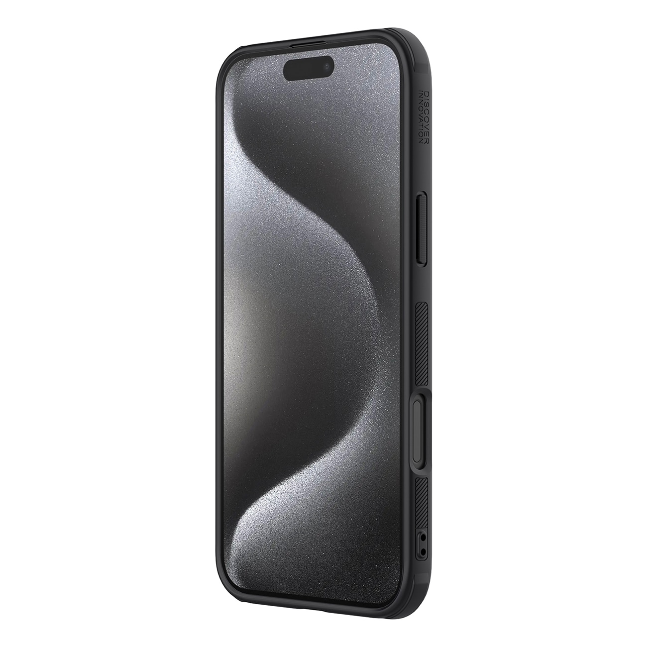 Nillkin Super Frosted Shield Pro-etui til iPhone 16 Pro - sort