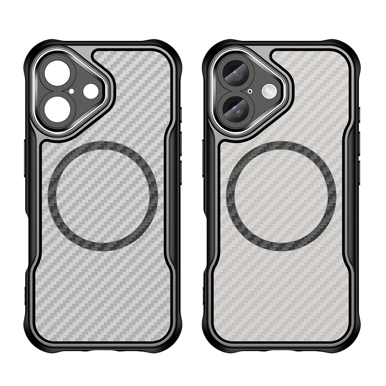 Leading Series MagSafe silikoneetui til iPhone 16 Plus - Sort