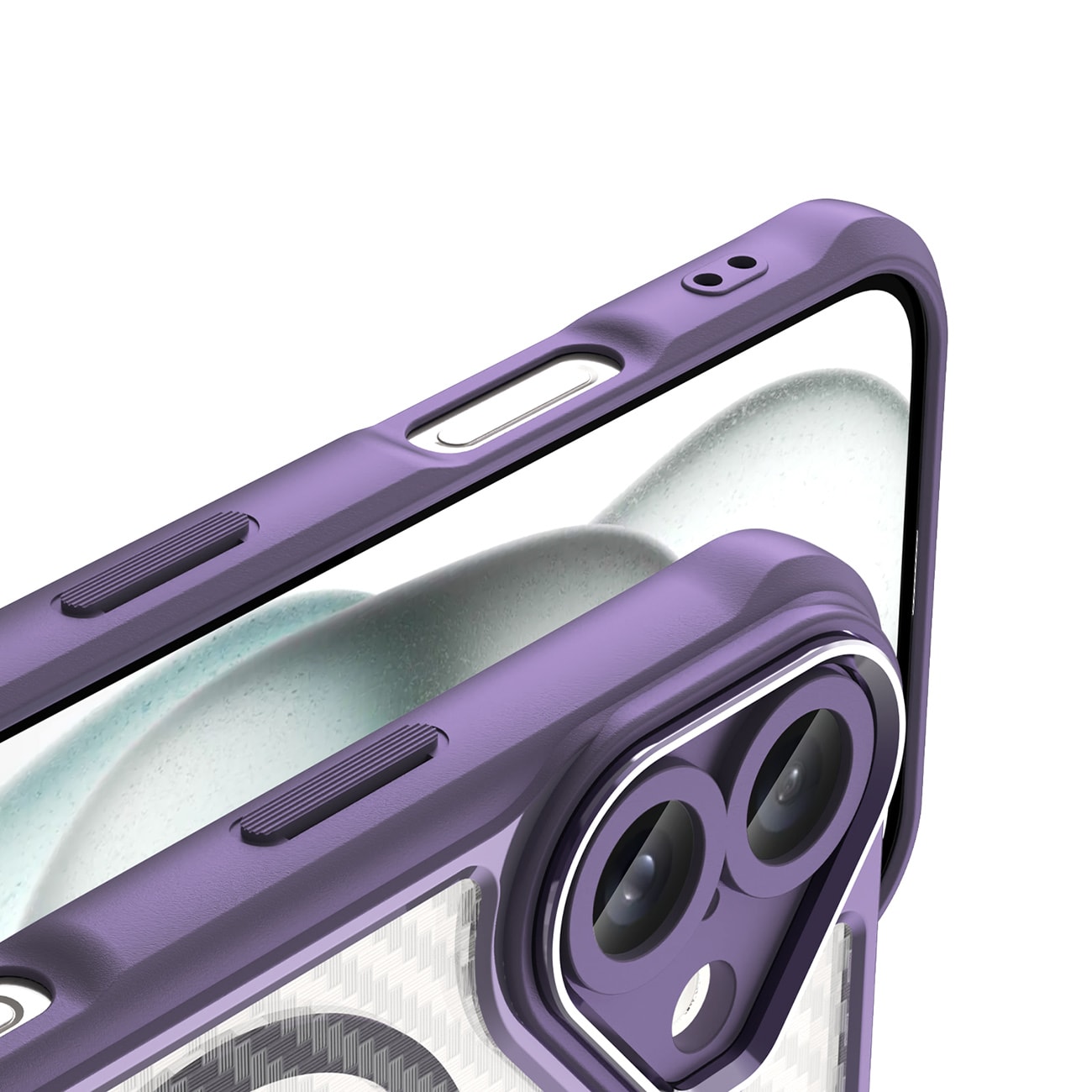 Leading Series MagSafe silikoneetui til iPhone 16 Plus - Lilla