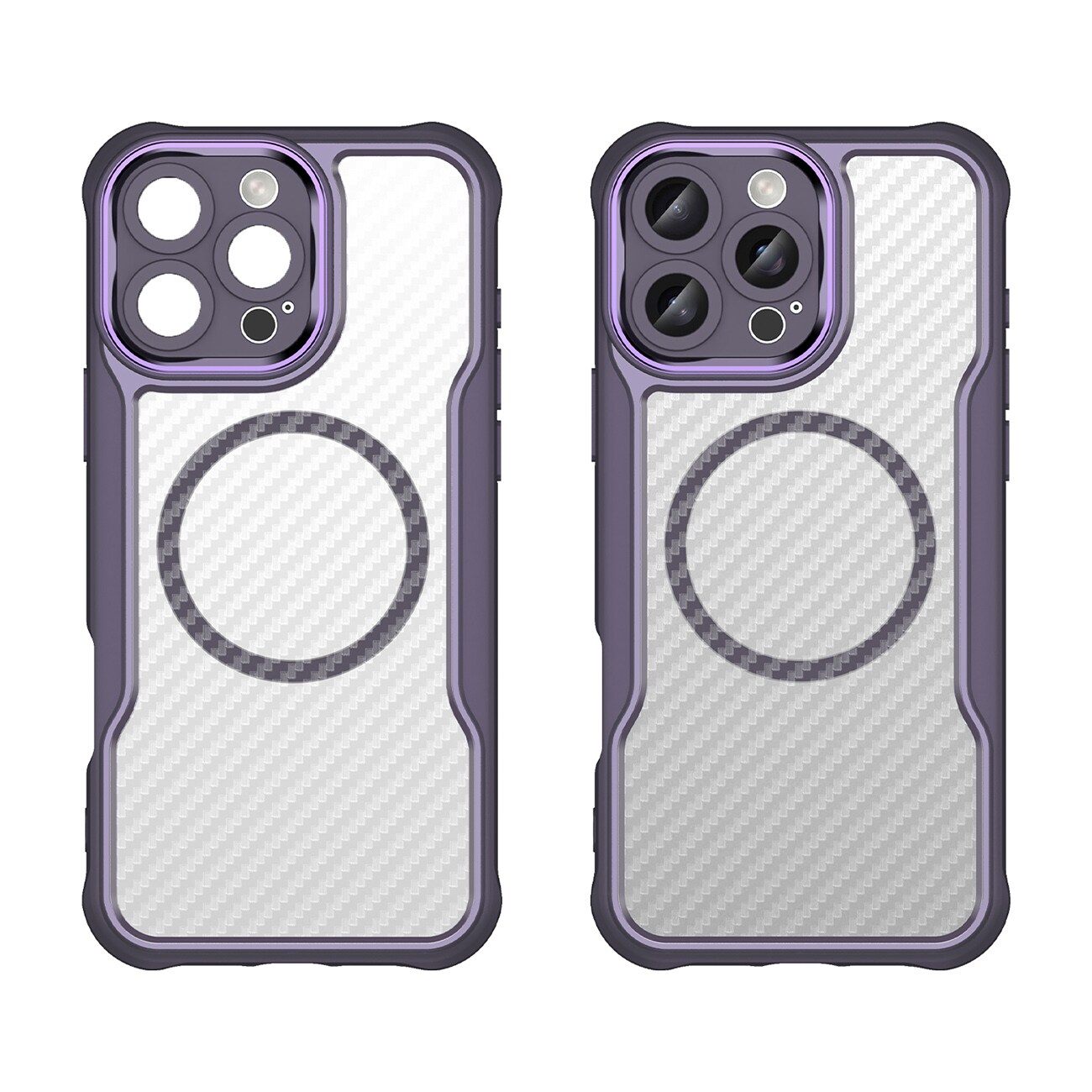 Leading Series MagSafe silikoneetui til iPhone 16 Pro Max - Lilla