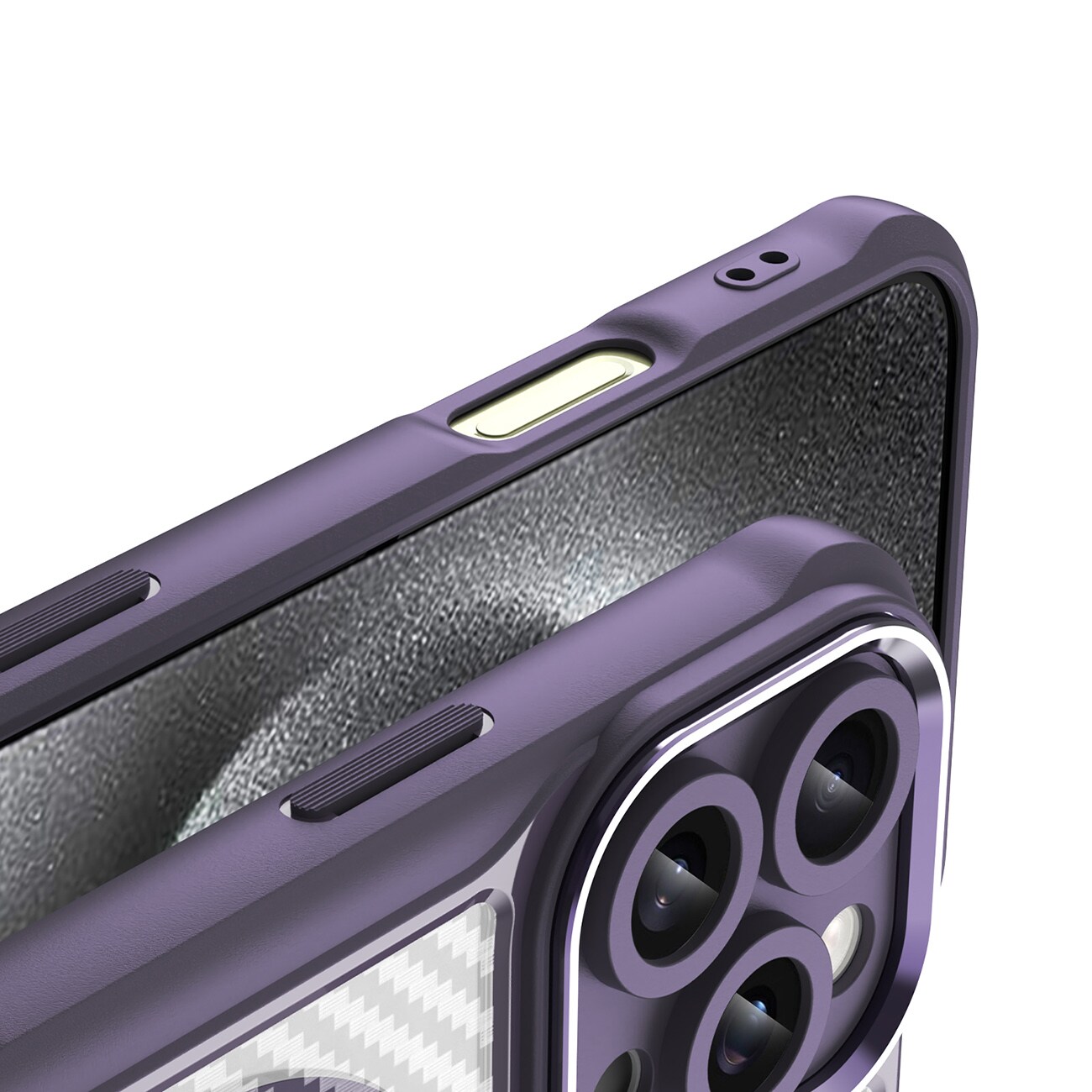 Leading Series MagSafe silikoneetui til iPhone 16 Pro Max - Lilla